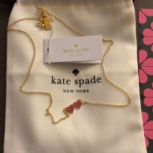 NWT Kate Spade Pave Yours Truly necklace
